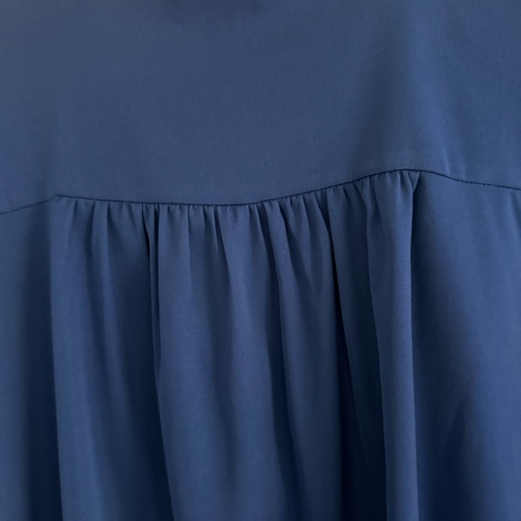 Banana Republic Button Dolman Blouse Blue Medium - Picture 5 of 9